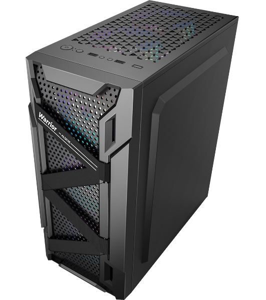 Компьютерный корпус ALSEYE Warrior-B Mini-ITX/Micro ATX/ATX, USB 2.0*2+HD Audio+USB 3.0*1, ';H.D.D.(3.5';)*2pcs+S.S.D(2.5';)*2pcs, 354*185*413мм';