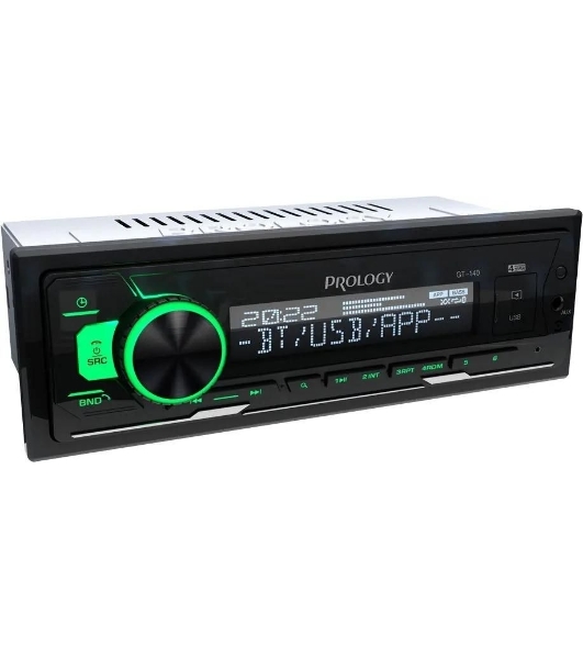 Автомагнитола Prology GT-140, 1 DIN, Bluetooth, USB Type-A, AUX, пульт ДУ