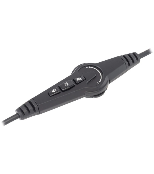 Гарнитура Oklick HS-L810G чёрный, проводная, USB, подсветка