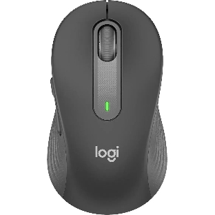 Мышь беспроводная Logitech Signature M650 графитовый, 4000 dpi, радиоканал, Bluetooth, USB, кнопки - 5