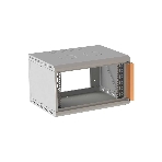 Шкаф коммутационный Suprlan (05-1206) настенный 12U 600x600 мм пер. дв. стекл направл. под закл. гайки 70 кг RAL 7035 535 мм 26.22 кг 620 мм, фото3