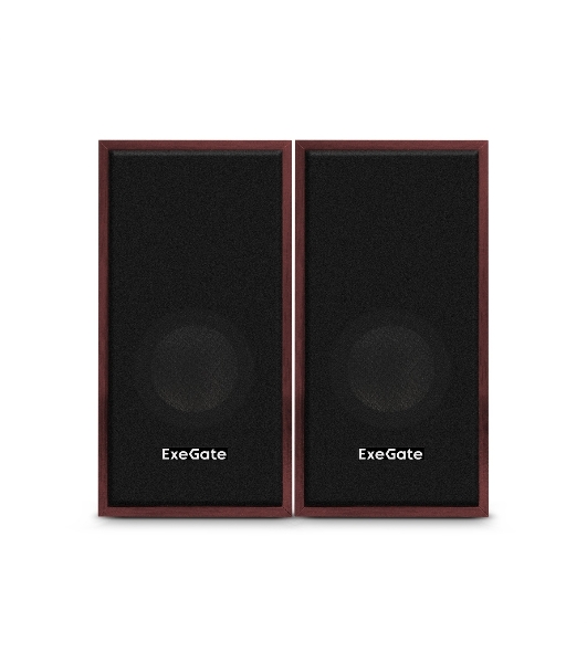 Акустическая система 2.0 ExeGate EX287059RUS Tango 314 (питание USB, 2х3Вт (12 Вт RMS), 80-20000Гц, темное дерево)
