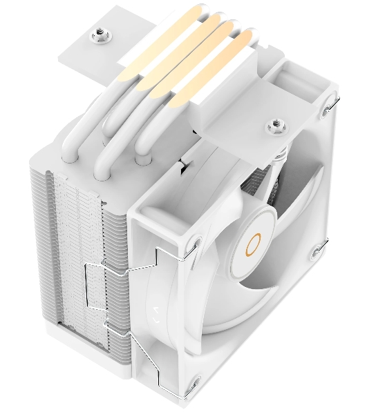 Кулер для процессора Ocypus Gaммa A40 WH ARGB Gaммa-A40-WH1AAWN00X-GL белый 100мм алюминий+медь 29,5db 4-pin 200W 133мм