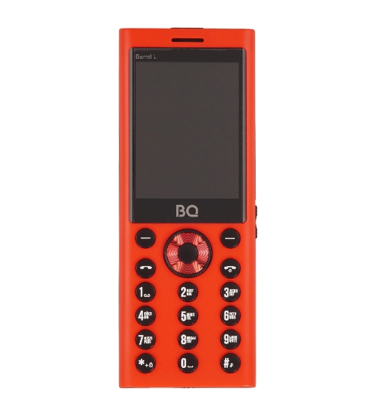 Мобильный телефон BQ 2458 Barrel L красный/черный