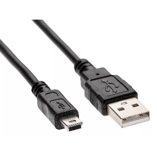 Кабель USB 2.0 A-->mini-B 5P (1.8 м) черный, Telecom TC6911BK-1.8M
