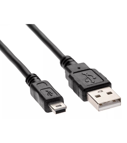 Кабель USB 2.0 A-->mini-B 5P (1.8 м) черный, Telecom TC6911BK-1.8M