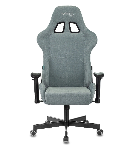 Кресло Бюрократ VIKING KNIGHT LT28 FABRIC серо-голубой, ткань, 120 кг, механизм качания