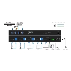 Коммутатор Infobit iSwitch 401HK 4K60 HDMI 4x1 KVM Switcher, фото3