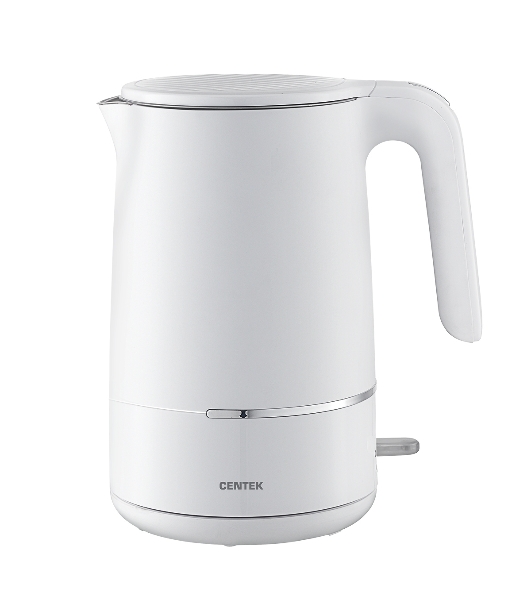 Чайник электрический Centek CT-1012 (белый) 1.5л, 2200 Вт, двойные стенки, бесшовная колба, эффект термоса