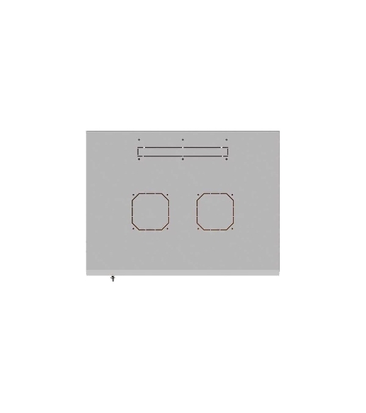 Шкаф коммутационный Suprlan (05-1206) настенный 12U 600x600 мм пер. дв. стекл направл. под закл. гайки 70 кг RAL 7035 535 мм 26.22 кг 620 мм
