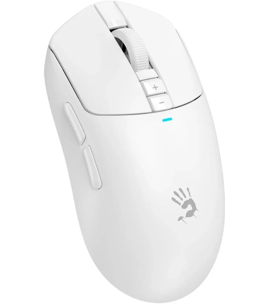 Мышь беспроводная/проводная A4Tech Bloody R72 Ultra белый, 20000 dpi, радиоканал, USB-C, кнопки - 7