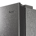 Холодильник Бирюса CD 405 DI темная нержавеющая сталь двухкамерный 289/130л морозилка снизу Side by Side, фото2