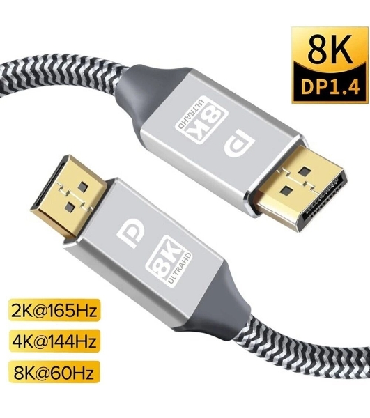 Кабель соединительный DP-DP 1.4V 8K@60Hz 3м, Telecom Pro TCG750-3M