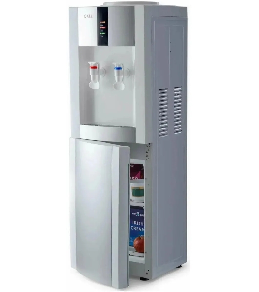 Кулер AEL LD-AEL-47c напольный электронный белый/серебристый