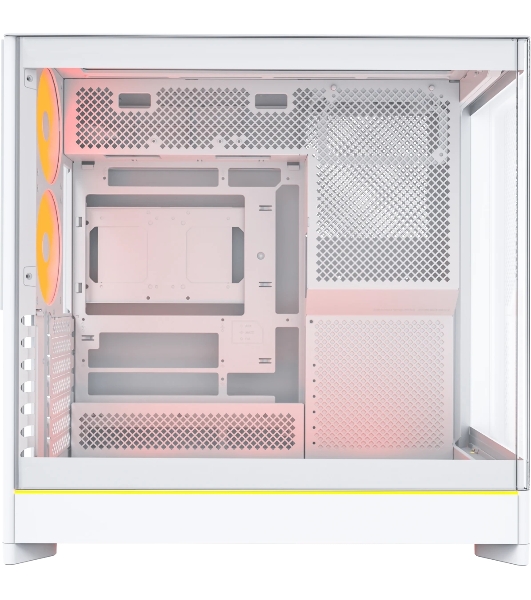 Компьютерный корпус Montech HS02 PRO белый без БП ATX 4x140мм 2xUSB 3.0 audio bott PSU