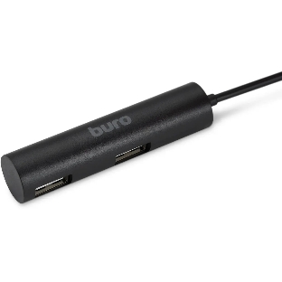 USB-концентратор Buro BU-HUB4-0.5R-U2.0, USB 2.0, USB 4 порта, USB