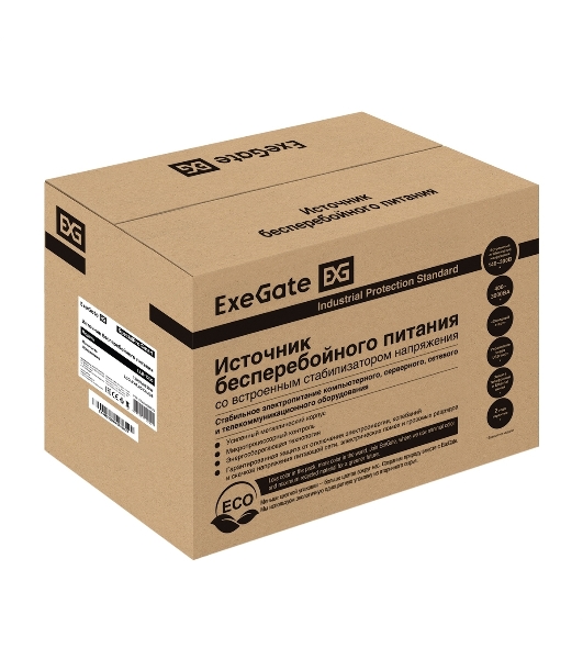 Источник бесперебойного питания ExeGate EP285492RUS SpecialPro Smart LLB-1200.LCD.AVR.C13.RJ.USB 1200VA/750W, LCD, AVR, 6*IEC-C13, RJ45/11, USB, черный