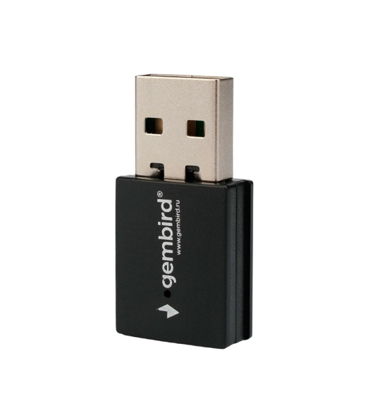 Сетевой адаптер Wi-Fi+Bluetooth Gembird WNP-UA-018 двухдиапазонный мини, 600 Мбит, USB, 802.11b/a/g/n/ac
