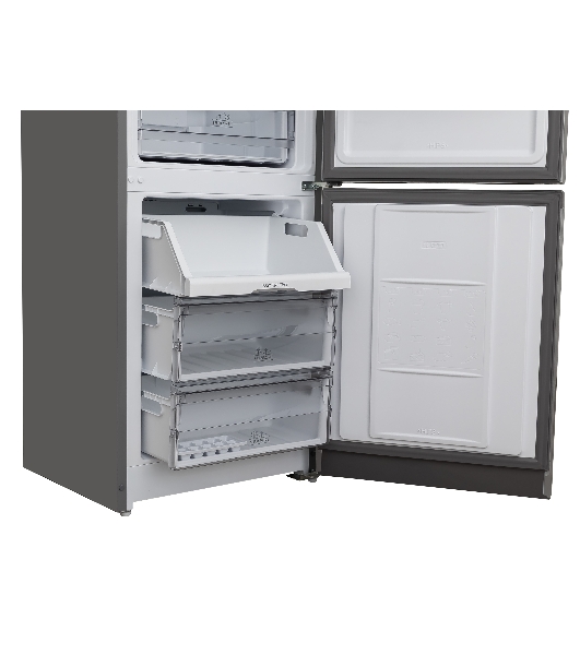 Холодильник Hotpoint HT 5200 C MX мраморный двухкамерный, 240/83л, морозилка снизу, No Frost