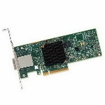 HBA-адаптер Broadcom 9300-8E SGL (LSI00343/H5-25460-00/H3-25460-00H) PCIe 3.0 x8 LP, SAS/SATA 12G HBA, 8port(2*ext SFF8644), 3008 IOC RTL 5, фото 1
