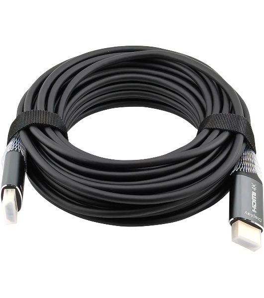Кабель аудио-видео Cactus CS-HDMI-AOC-2-10 HDMI (m)/HDMI (m) 10м. позолоч.конт. черный