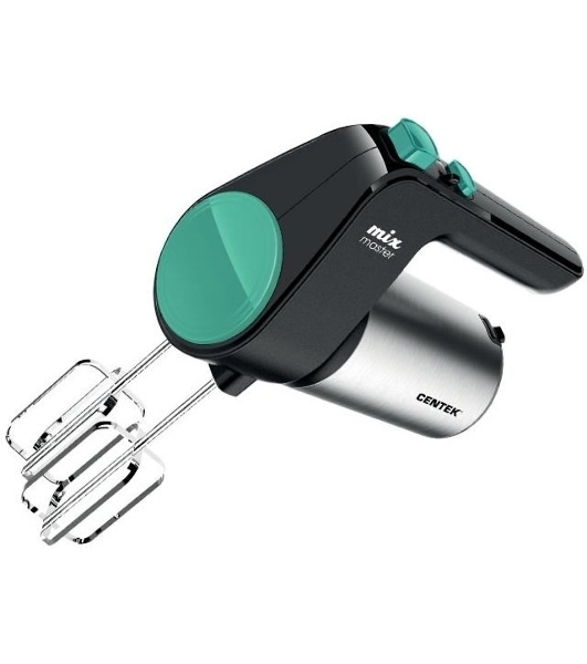 Миксер Centek CT-1123 (черный/сталь)