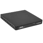 Оптический привод внешний с интерфейсом USB Gembird DVD-USB-03 пластик, черный, фото 1