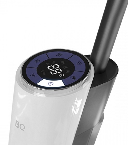 Пылесос вертикальный BQ VCA1002W белый/черный, питание от аккумулятора, 30 Вт, уборка влажная/сухая, пылесборник 0.75 л, бак для жидкости 0.85 л, работа от АКБ max 45 мин