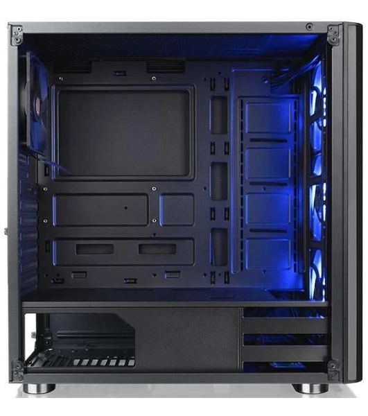 Компьютерный корпус V200 TG RGb CA-1K8-00M1WN-01 Black/Win/SPCC/Tempered Glass*1/120мм RGb Fans*3 + 120мм Standard Fan*1/MB Sync