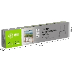 Подставка для телевизора Cactus CS-ST3646BKWN черный/орех, 49'-75' макс. 40 кг, напольный, фото6