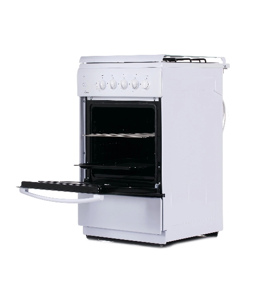 Газовая плита Flama FG 2411 W белый, конфорок 4 шт, духовка 50 л, 50 см x 85 см x 60 см