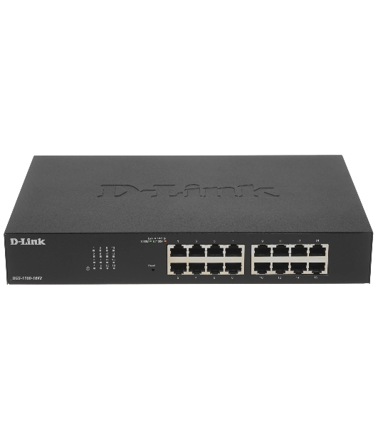 Коммутатор D-Link DGS-1100-16V2/A1A, 16×1 Гбит/с, настраиваемый