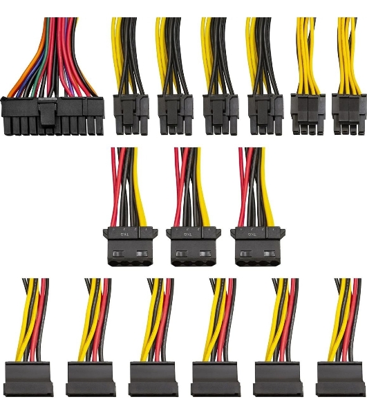 Блок питания ExeGate 750PPE, 750W, (ATX, APFC, PC, КПД 80% (80 PLUS), 12cm fan, 24pin, 2x(4+4)pin, 4xPCI-E, 6xSATA, 3xIDE, черный, кабель 220V в комплекте 1,8м)