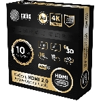 Кабель аудио-видео Cactus CS-HDMI-AOC-2-10 HDMI (m)/HDMI (m) 10м. позолоч.конт. черный, фото2