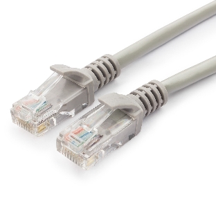 Патч-корд UTP Cablexpert PP6U-15M cat.6, 15м, литой, многожильный, серый