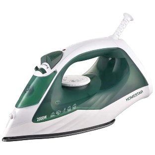 Утюг Homestar HS-4008 белый/зеленый, 2000 Вт, 120 г/мин, 260 мл