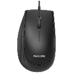 Мышь проводная Philips SPK7327 черный, 1600 dpi, USB, кнопки - 5, фото 1