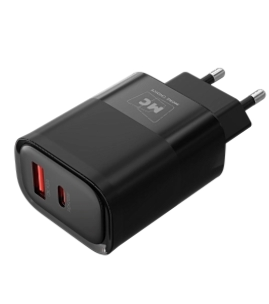 Сетевое зарядное устройство MORE CHOICE NC81a СЗУ 1USB+1Type-C 3.0A PD 20W+ QC3.0, черный