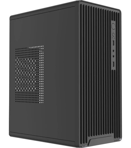 Компьютерный корпус Accord ACC-M258-02B черный без БП mATX 4x120мм 2xUSB2.0 audio