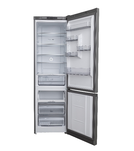 Холодильник Hotpoint HT 5200 C MX мраморный двухкамерный, 240/83л, морозилка снизу, No Frost
