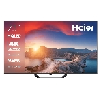 Телевизор Haier 75' S2 Pro DH1WVFD02RU черный QLED 4K UHD 60Hz Smart TV 2GB/16GB, фото 1