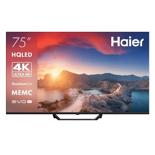 Телевизор Haier 75' S2 Pro DH1WVFD02RU черный QLED 4K UHD 60Hz Smart TV 2GB/16GB