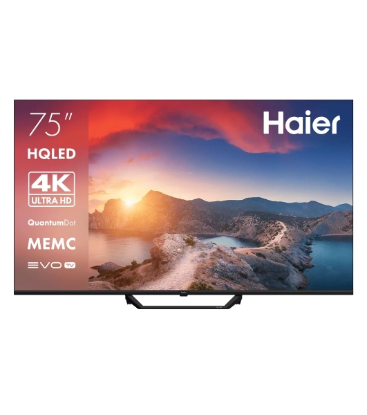 Телевизор Haier 75' S2 Pro DH1WVFD02RU черный QLED 4K UHD 60Hz Smart TV 2GB/16GB