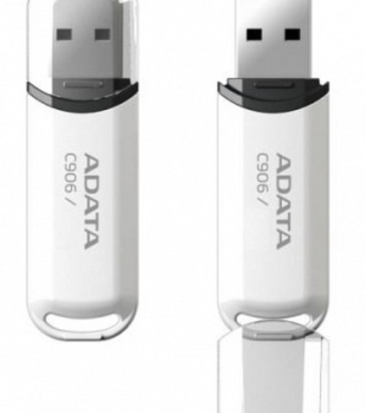 Флешка USB ADATA Classic C906 (AC906-64G-RWH), 64Gb, USB 2.0, R/W 15/5, белый
