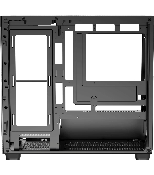 Компьютерный корпус Ocypus Gaммa C52 BK mATX/win/black/no PSU/Tempered Glass
