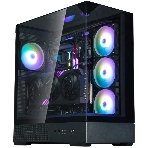 Компьютерный корпус ZALMAN P40 Prism Plus, ATX, черный, WINDOW, 3xCombo (3.5'' or 2.5'), 1xUSB TYPE-C, 2xUSB 3.0, SIDE 3x120мм ARGb, REAR 1x120мм ARGb, фото 1
