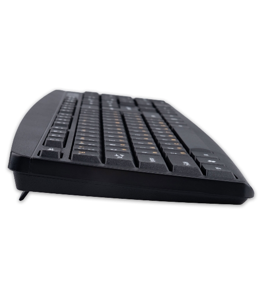 Комплект клавиатура+мышь Gembird KBS-8000 беспроводной, USB, 1600 DPI, чёрный