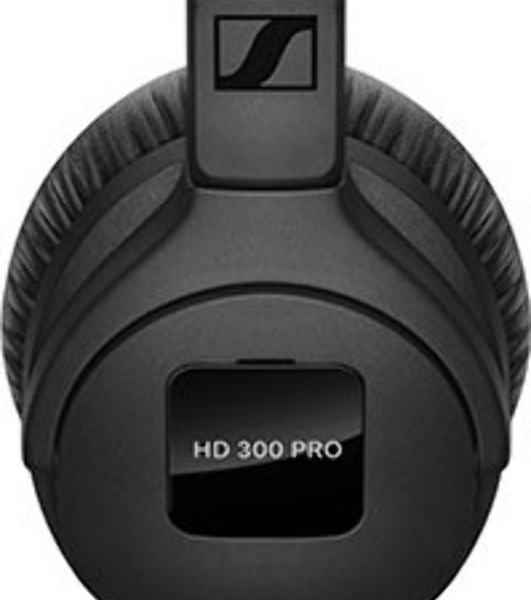 Проводные наушники Sennheiser HD 300 PRO черный, полноразмерные, Jack 3.5 мм