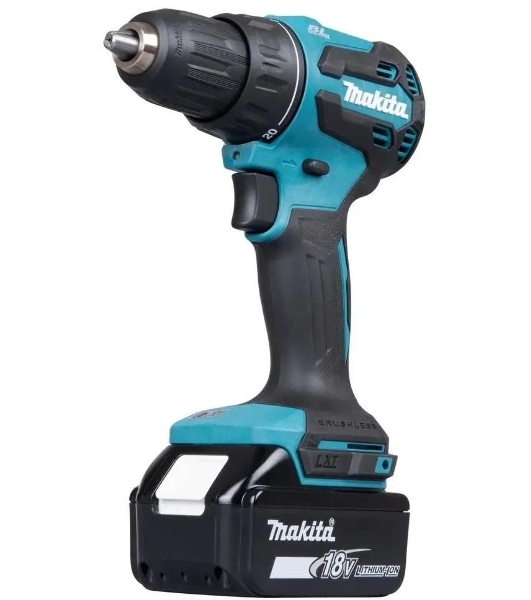 Дрель-шуруповерт Makita DDF490SF1J, 18 В, 3 Ач, 50 Нм, бесщеточный
