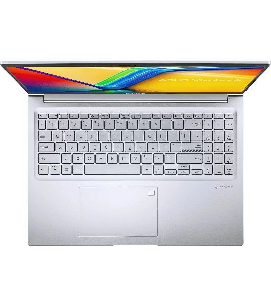 Ноутбук ASUS VivoBook 16 M1605NAQ-SH158/16'/OLED/AMD Ryzen 7 170/16GB/512GB SSD/AMD Radeon 680M/DOS/серебристый/1.88kg